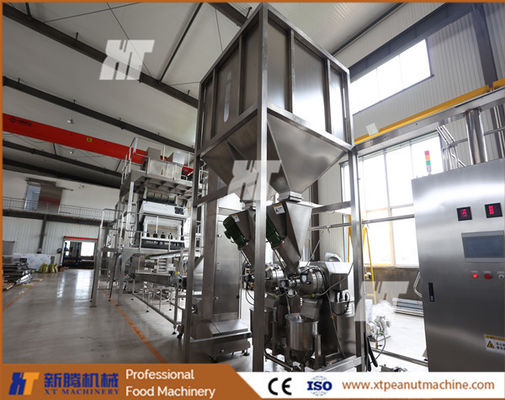 Harga yang bagus Lini Pengolahan Selai Kacang Komersial 100kg / H Penggiling Selai Kacang on line