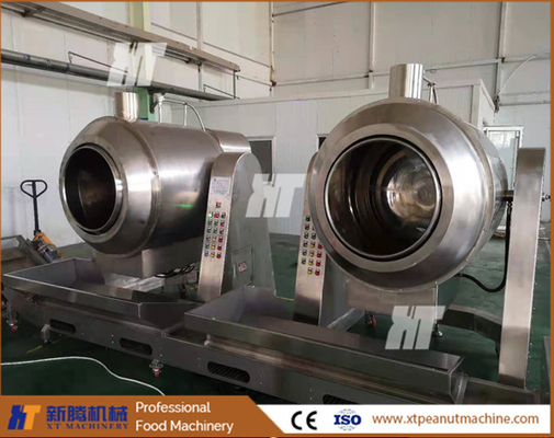 Harga yang bagus ISO Peanut Sugar Coating Pan Machine Mesin Pengeringan dan Pemanasan Gula on line