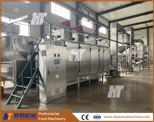 Harga yang bagus Multifunctional Nuts Roaster Belt Type Peanut Roasting Machine 500kg/jam 1000kg/jam on line
