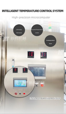 Harga yang bagus PLC Control Nuts Kontinyu Baking Oven Mesin Panggang Kacang Kacang Nuts Oven on line