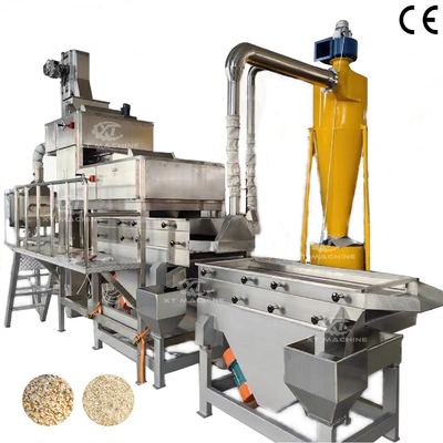 Harga yang bagus Mesin pemotong kacang almond stainless steel untuk produksi kacang madu 1.8-2.5mm Ukuran kacang cincang on line