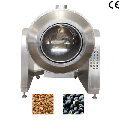 Harga yang bagus Roaster Roller Kontrol Suhu sepenuhnya otomatis dengan bahan SUS304 untuk pengolahan kacang on line