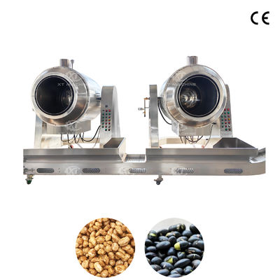 Harga yang bagus Mesin Lapisan Gula Profesional 80kg / batch SUS304 dengan Kontrol Suhu Otomatis untuk Pengolahan Snack on line