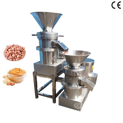 Harga yang bagus Grade makanan SS304 200kg/h Kacang Kolloid Mill Kacang Butter Grinding Machine untuk pengolahan Kacang on line