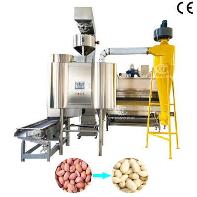 Harga yang bagus Mesin Air Peanut Blanching 500kg/h Baja tahan karat on line
