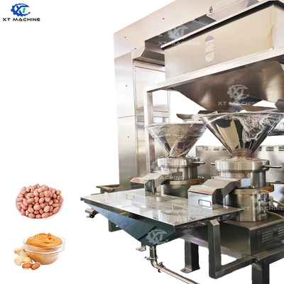 Harga yang bagus 500-1000kg/h SUS304 Mesin penggilingan selai kacang untuk pengolahan kacang on line