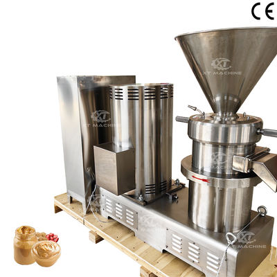 Harga yang bagus Customizable Food Grade Peanut Butter Grinding Machine with 130-150kg/h 200kg/h 500kg/h Capacity for Nuts Processing on line