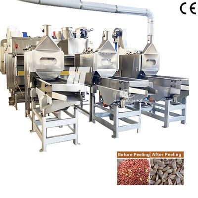 Harga yang bagus Peanut Slitting and Blanching Machine with SUS304 Construction for Efficient Peanut Processing on line
