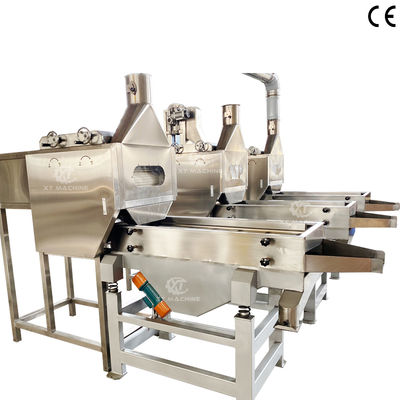 Harga yang bagus Food Grade Automatic Peanut Blanching and Splitting Machine with Split Rate <15% for Industrial Use on line