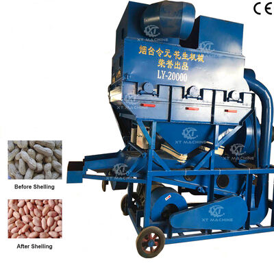 Harga yang bagus High Shell Rate High Efficiency Groundnut Shelling Machine Peanut Processing Machine Gas / Electric Powered on line