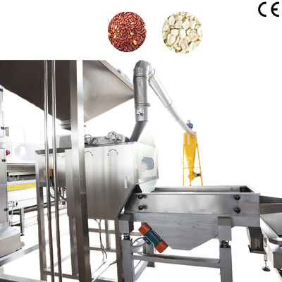 Harga yang bagus 500kg/jam SS304 Mesin Pemotong dan Blanching Kacang dengan Sertifikasi CE untuk Pabrik Pengolahan Makanan on line