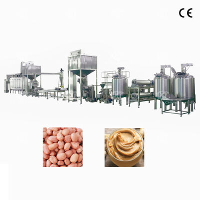 Harga yang bagus Lini Produksi Selai Kacang Otomatis Penuh dengan Konstruksi SUS 304 dan Kapasitas 500kg/jam on line