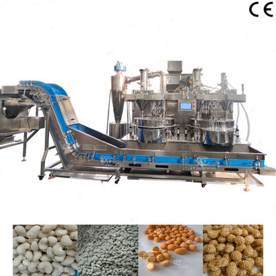 Harga yang bagus Pabrik Jual Langsung 500kg/h-1000kg/h Mesin Lapisan Kacang Tutup Mesin Membuat Kacang on line