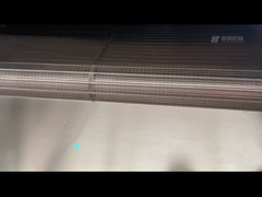 Oven tipe sabuk terus menerus 300kg/jam Pemanas listrik Peralatan pemanggang kacang dengan pendinginan udara