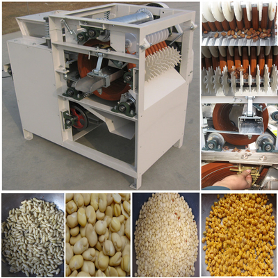 Harga yang bagus 304 Stainless Steel Mesin Pengupas Kacang Tanah Fava Bean Broad on line