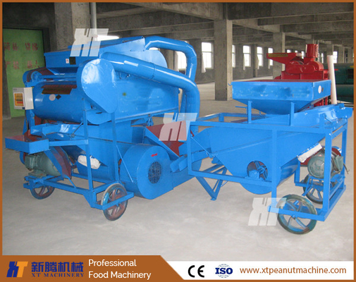 Harga yang bagus Efisiensi Tinggi Peanut Dehuller 7.7kw Mesin Pengupas Kacang Peralatan Penembakan Kacang on line