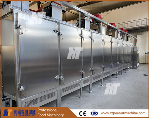 Harga yang bagus Mesin Pemanggang Kacang Elektrik Gas SUS304 Kenari Oven Pemanggang Kacang Industri Iso on line