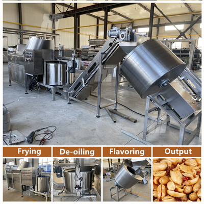 Harga yang bagus Mesin Penggorengan Kacang Mete 350kg/H Mesin Penggorengan Kacang Mete Otomatis on line