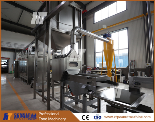 Harga yang bagus Mesin Pemisah Kacang Tanah Mesin Pemisah Kulit Kacang Otomatis 3.37kw on line