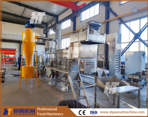 Harga yang bagus 500KG/H Kapasitas Mesin Peanut Crusher / Peanut Crusher Efisiensi Tinggi on line