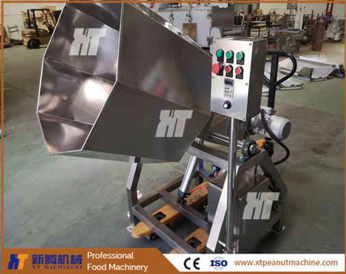 Harga yang bagus 500kg / H Peanut Coating Machine Chestnut Sugar Coating Equipment Bumbu on line