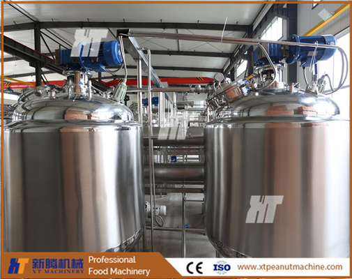 Harga yang bagus High-Capacity Customized 380V Peanut Butter Production Line with Customized Power on line