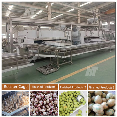 Harga yang bagus 50kg Rock Baking Mesin Pemanggang Kacang Hazelnut Almond Mesin Pemanggang Kacang Ayunan on line