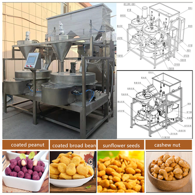 Mesin Lapisan Kacang Otomatis dengan Sistem Kontrol PLC