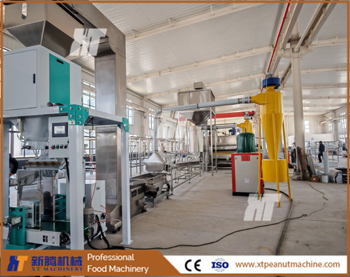 Harga yang bagus PLC Kontrol Kacang Panggang Dan Blanching Line Pabrik Pengolahan Kacang Putih Kacang Putih on line
