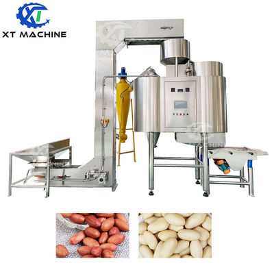 Harga yang bagus Mesin Pengupas Kacang Hazel 500-1000kg/jam Mesin Pengupas Kacang Almond Kacang dengan Tingkat Patah 98% on line