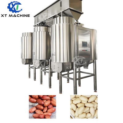 Jual panas 500~1000kg/jam Mesin Pengupas Kacang Hazelnut Kacang Almond Blanching Machine
