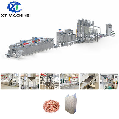 Harga yang bagus Kontrol PLC Otomatis Mesin Blanching Kacang/Hazelnut/Pistachio dengan Mesin Paket Vakum on line