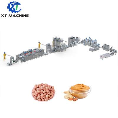 Harga yang bagus Kecepatan tinggi kapasitas besar Mesin Pemotong Kacang-kacangan Kacang-kacang Butter Produksi Line Sesame Paste Grinder on line