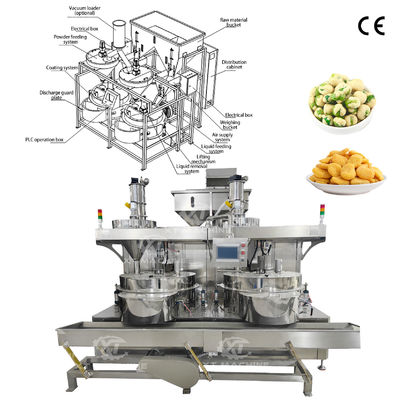 Harga yang bagus Mesin Lapisan Otomatis yang Dikendalikan PLC untuk Kacang Kacang / Benih / Kacang Besar / Cashew / Almond on line