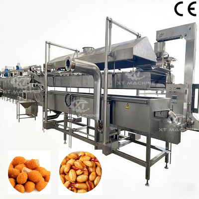 Harga yang bagus Mesin Penggoreng Kacang Tanah dan Sereal Jagung Stainless Steel Kontinu dengan Kapasitas Besar dan Sertifikasi CE on line
