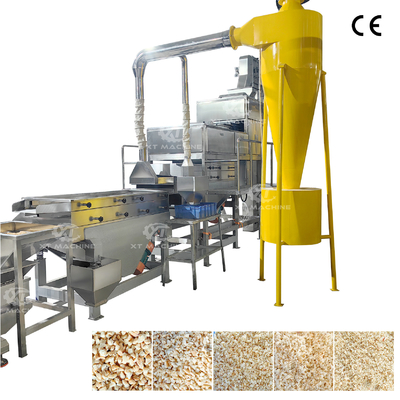 Harga yang bagus Mesin pemotong kacang stainless steel otomatis untuk pabrik pengolahan kacang madu on line
