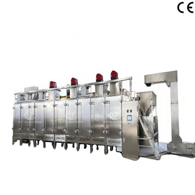 Harga yang bagus All Round Heat Isolated Energy Saving Continuous Nuts Roaster Dengan Fungsi Pendingin yang Kuat on line