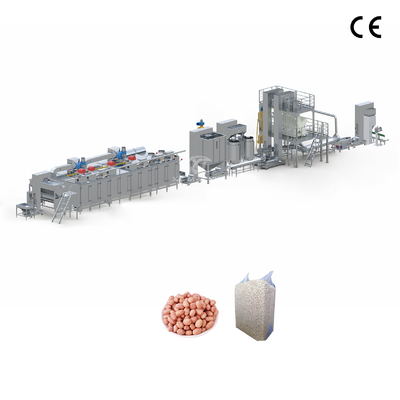 Harga yang bagus Baja tahan karat 304 bahan makanan Panggang kacang mesin Blanching Split Rate 15% on line