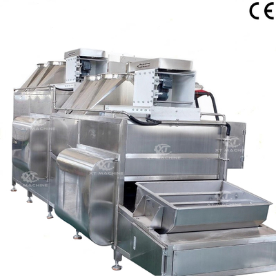Harga yang bagus Pemanasan Listrik 600 kg/jam Pemanas Kacang Batch Peanut Cooler Mesin pendingin wijen on line