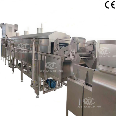Harga yang bagus Mesin Penggorengan Kontinu Baja Tahan Karat Untuk Kacang Tanah Dan Kacang Mete Pada 0.6-0.8Mpa on line