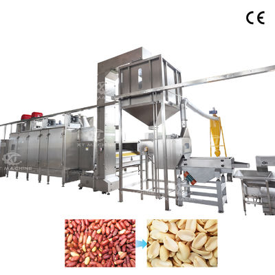 Pabrik Jual Langsung Kualitas Tinggi Split Kacang Blanching Mesin Air Peeling Mesin