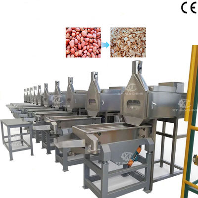 Harga yang bagus Mesin Pemotong dan Pemutih Kacang Tanah Tingkat Tinggi Otomatis Penuh on line