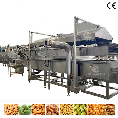 Harga yang bagus Mesin Penggoreng Kacang Tanah dan Sereal Jagung Stainless Steel Kontinu dengan Kapasitas Besar dan Sertifikasi CE on line
