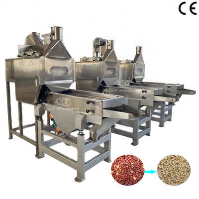 800-1000kg Split Nut Blanching Machine Mesin Pengupas Kacang Panggang