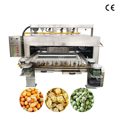 Harga yang bagus PLC Control kacang Jepang Swing Oven Coated Peanut Swing Roaster untuk Kacang dengan Kapasitas 50-100kg/jam on line