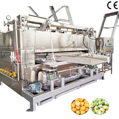 50kg/h-100kg/h Nut Swing Roaster Machine with PLC Control