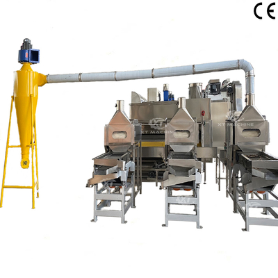 Harga yang bagus 1000kg/h Peanut Blanching Machine SUS304 Industrial Grade on line