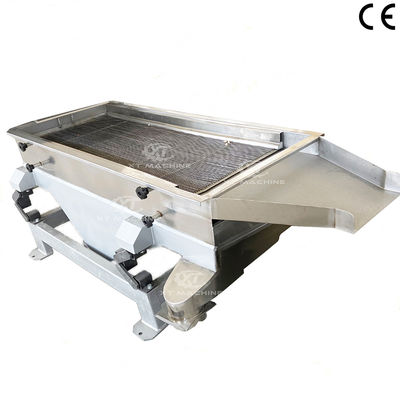 Double-layer Powder Vibrating Sieving Machine Penggunaan komersial SS304 Layar Vibrating Kecil