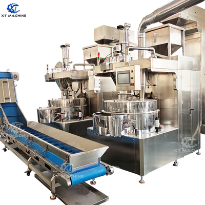 Harga yang bagus Mesin Lapisan Kacang Otomatis 500-1000kg/jam dengan Kontrol PLC on line