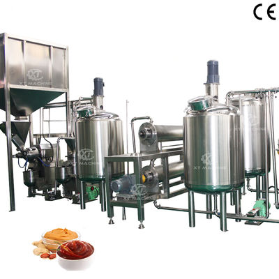 Harga yang bagus Food Grade Customizable Crispy Peanut Butter Production Line for Nut Processing Plants on line